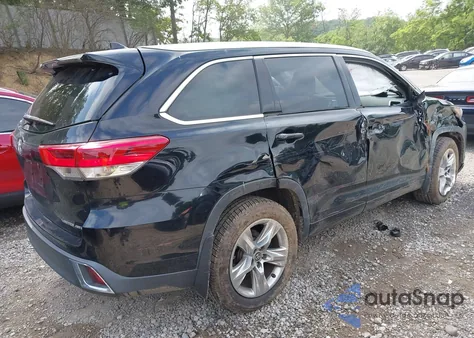 2019 Toyota Highlander Limited from USA, damaged, VIN 5TDDZRFH5KS704283